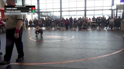 125 lbs Quarterfinal - Adam Carey, Immortal Athletics WC vs Evan Hill-Mcgee, LMWC