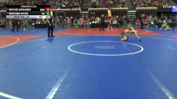 54 lbs Champ. Round 1 - Rhylee Goolsbey, Powell Wrestling Club vs Brayden Hayes, East Helena Outlaws