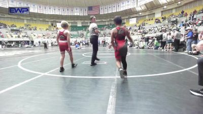 95 lbs Rr Rnd 1 - Liam Ramirez, Cyclone Youth Wrestling vs Azriel Albertson, Battlefield Wrestling Club