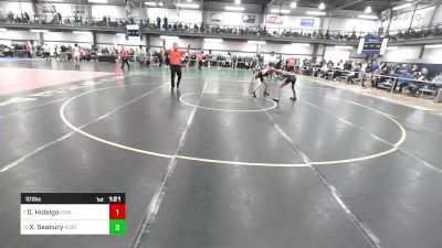 101 lbs Round Of 16 - Dorian Hidalgo, Iona Prep vs Xavier Seabury, North Babylon