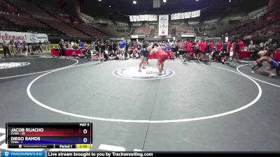 220 lbs Round 2 (16 Team) - Jacob Ruacho, CVWA vs Diego Ramos, TCWA