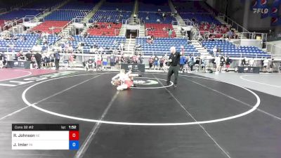 160 lbs Cons 32 #2 - Riley Johnson, Nebraska vs Jayden Imler, Pennsylvania