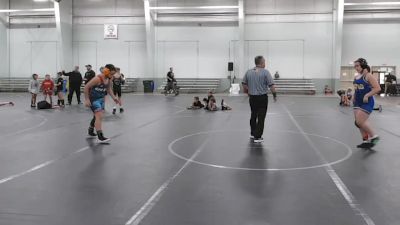 135 lbs Round 5 (8 Team) - Maliyah Rivas, Mat Assassins Red vs Kenny Bockelman, Team Ohio