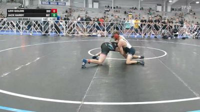 126 lbs Rr Rnd 2 - Levi Goldin, University Hawks Wrestling Club - HSB vs Jack Hardy, Mat Warriors White HS - HSB