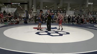U15 GR - 62 lbs Cons. Round 6 - Xavier Flores, Center Grove Wrestling Club vs Deebo Vitale, Grindhouse Wrestling Club
