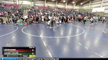 50 lbs Quarterfinal - Dominic Collins, Sanderson Wrestling Academy vs Jayvin Fearn, Morgan Wrestling Club