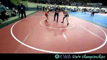 106 lbs Quarterfinal - Keyli Thompson, Wagoner Takedown Club vs Hannah Lopez, Lions Wrestling Academy