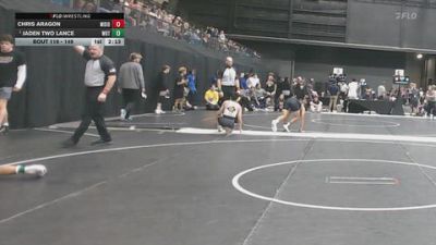 149 lbs Champ. Round 2 - Jaden Two Lance, Wayland Baptist (Texas) vs Chris Aragon, Morningside (Iowa)