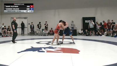 72 kg Cons. Sub-quarters - Marc Kleyman, Beat The Streets New York City vs Dominic Wilson, Ranger 47 Wrestling Club