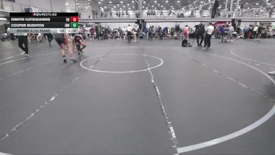 130 lbs Round 5 (10 Team) - Cooper Rushton, Iron Horse White vs Dimitri Katsigiannis, Edge Wrestling