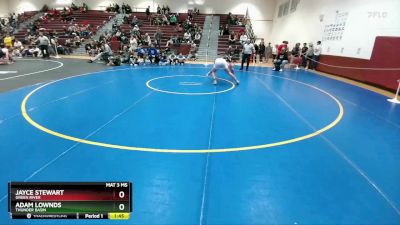 190 lbs Cons. Round 3 - Jayce Stewart, Green River vs Adam Lownds, Thunder Basin