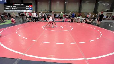 132 lbs Consi Of 4 - Landon Tran, Roundtree Wrestling Academy vs Adrian Zapata, Woodland Wrestling