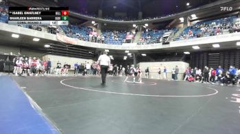 100 lbs Cons. Round 3 - Isabel Gwatlney, Ottawa Township vs Sharleen Barrera, Bolingbrook