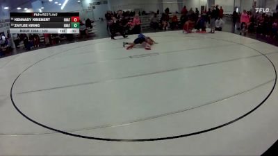 103 lbs Cons. Round 5 - Kennady Krienert, Norfolk Girls vs Zaylee Kring, Hawks Wrestling Club