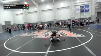 115 lbs Champ. Round 2 - Sophia Albrecht, Mountain Crest vs Lily Blue, Davis