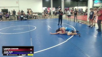 125 lbs Placement Matches (8 Team) - Landon Conover, Idaho vs Gage Olds, Louisiana