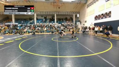 113 lbs Cons. Semi - Zavier Heater, Lovell vs Brennen Clark, Mountain View