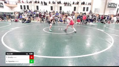 215 lbs Round Of 16 - Tyler Grady, Hingham vs Gabriel Spanks, North Andover