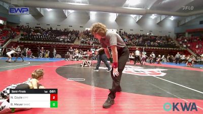 49 lbs Semifinal - Nixon Coyle, Standfast vs Brodee Meyer, Broken Arrow Wrestling Club