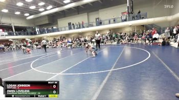 77 lbs Placement Matches (16 Team) - Logan Johnson, Westlake vs Owen Loveless, Sanderson Wrestling Academy