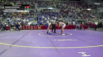 150 lbs Champ. Round 1 - Brason Schortgen, Adams Central vs Ian Hutchinson, Homestead