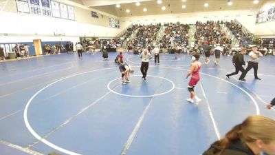 126 lbs Champ. Round 3 - Justin Libby, Hermosa Beach vs Fidel De La Torre, Santa Monica High School Wrest