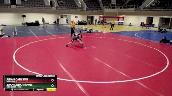 113 lbs 15th Place Match - Aidan Carlson, Mahtomedi vs Juan Cobarruvais, Rochester Mayo