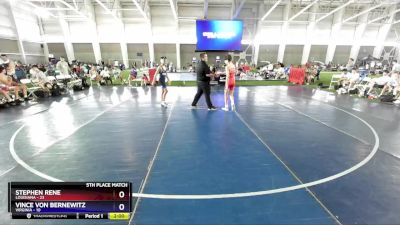 100 lbs Placement Matches (8 Team) - Stephen Rene, Louisiana vs Vince Von Bernewitz, Virginia