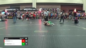 78 lbs Round 2 (6 Team) - Haedyn Cochran, Contenders Wrestling Academy Blue vs Jace Schut, Ares