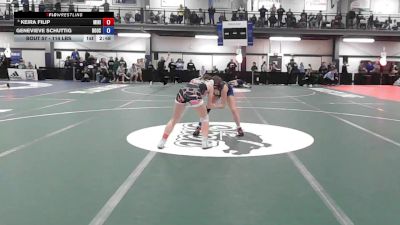 114 lbs Round Of 16 - Keira Filip, Minisink Valley vs Genevieve Schuttig, Hoosick Falls