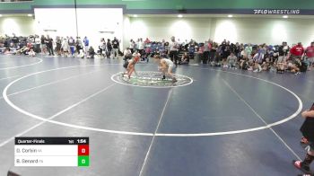 75 lbs Quarterfinal - Daniel Corbin, VA vs Brady Genard, PA