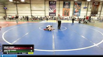 52 lbs Rd# 3 12:00pm Friday - Wiley Derby, Minnesota Funky Singlets vs Sawyer Oakes, PA Blue