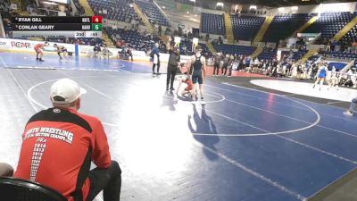 126 lbs Consolation - Brayden Boccia, Milford vs Nathan Morales, Andover