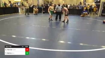 110 lbs Consolation - Dallin Horner, Derry vs Trenton Kenny, Belle Vernon