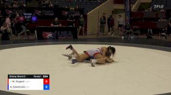 62 lbs Champ. Round 2 - Marisol Nugent, Sunkist Kids Wrestling Club vs Alexandra Szkotnicki, Bearcat Wrestling Club