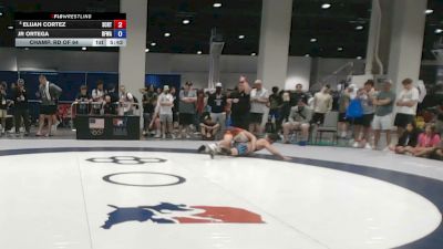 61 kg Champ. Rd Of 64 - Elijah Cortez, Spartan Combat RTC/ Titan Mercury Wrestling Club vs Jr Ortega, Black Fox Wrestling Academy