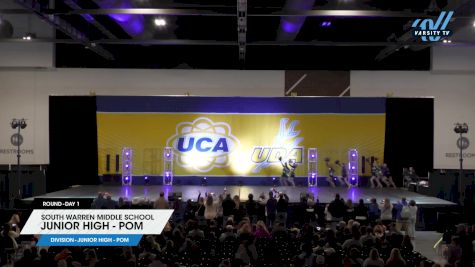 South Warren Middle School - Junior High - Pom [2024 Junior High - Pom Day 1] 2024 UCA/UDA Bluegrass Regional