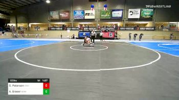 120 lbs Quarterfinal - Deana Peterson, Standfast Wrestling vs Addeline Graser, Nebraska Wrestling Academy