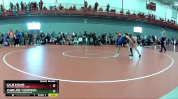 109 lbs Champ. Round 1 - Calie Means, Dragon Wrestling Club vs Madeline Thompson, Midwest Xtreme Wrestling