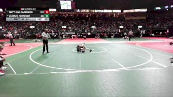 90 lbs Champ. Round 2 - Matthew Carreras, BTWA vs Landon Newbold, ATGA