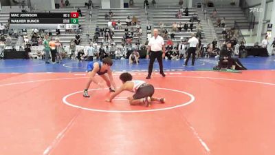 132 lbs Rr Rnd 1 - Mac Johnson, NC United - HSB vs Walker Bunch, Storm Wrestling Center - HSB