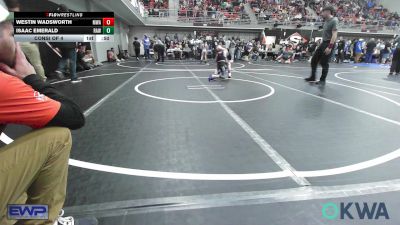 76 lbs Consi Of 4 - Westin Wadsworth, Morris Wrestling Association vs Isaac Emerald, Raw Wrestling Club