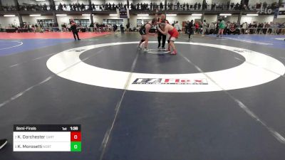 285 lbs Semifinal - Kamdyn Dorchester, Carthage vs Kaz Morosetti, North Kingston