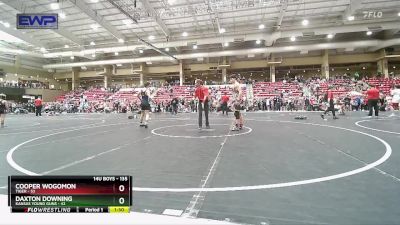 135 lbs 3rd Place Match - Cooper Wogomon, Tiger vs Daxton Downing, Kansas Young Guns