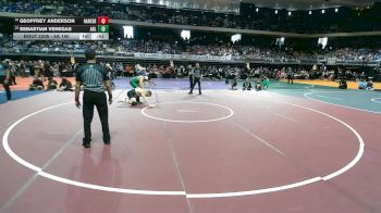 6A 190 lbs Cons. Round 1 - Geoffrey Anderson, Killeen Harker Heights vs Sebastian Venegas, Arlington