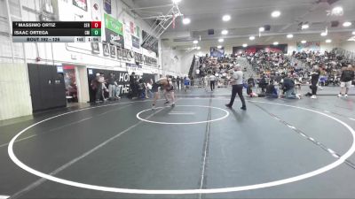126 lbs Champ. Round 2 - Isaac Ortega, Costa Mesa vs Massimo Ortiz, Servite
