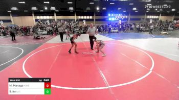 102 lbs Consi Of 16 #2 - Mckenna Manago, Honeybadgers vs Shane Ito, La Costa Canyon