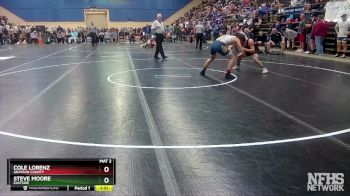 1 - 157 lbs Quarterfinal - Steve Moore, Eastside vs Cole Lorenz, Grayson County