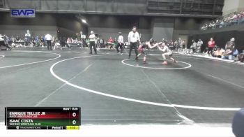 85 lbs Quarterfinal - Isaac Costa, Wamego Wrestling Club vs Enrique Tellez Jr, Maize Wrestling Club