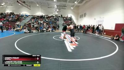 285 lbs Cons. Round 2 - Landon Haluzak, Thunder Basin High School vs Joseph Friday, Riverton